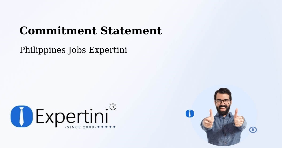 Corporate Commitment – Cotabato City - Philippines Jobs Expertini